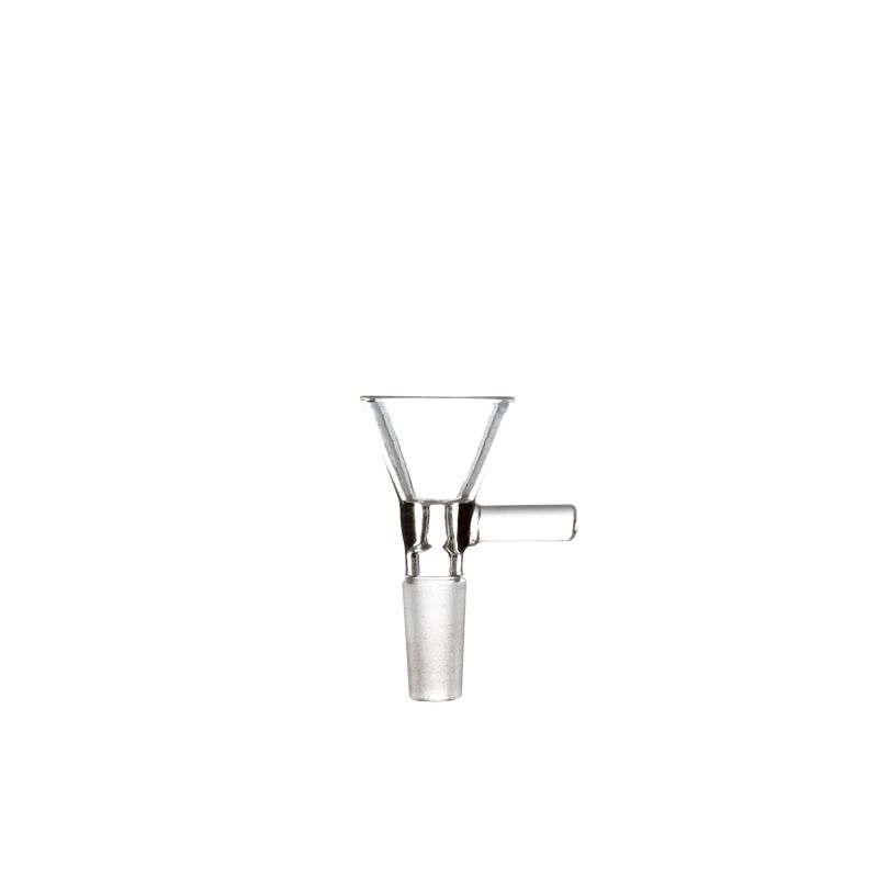 14 MM MALE CLEAR FUNNEL W/ CLEAR HANDLE