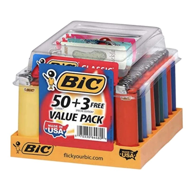 BIC 50 + 3 LIGHTERS VALUE PACK