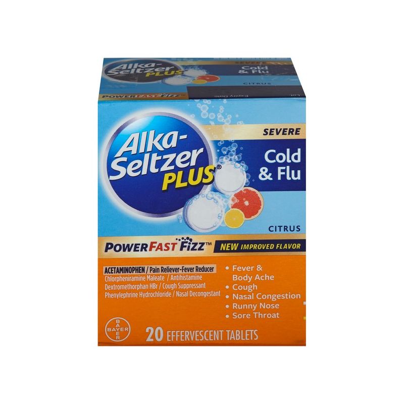ALKA-SELTZER COLD PLUS 20CT