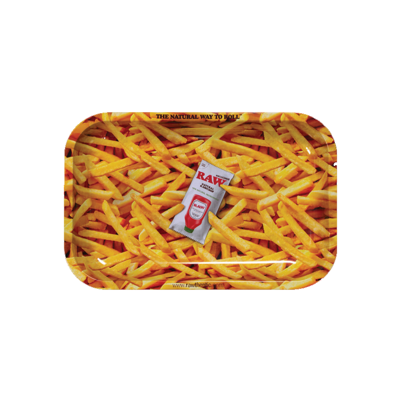 RAW FRENCH FRIES METAL TRAY