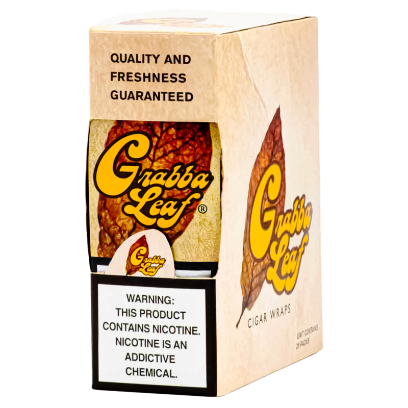 GRABBA LEAF CIGAR WRAP 25/2 CT