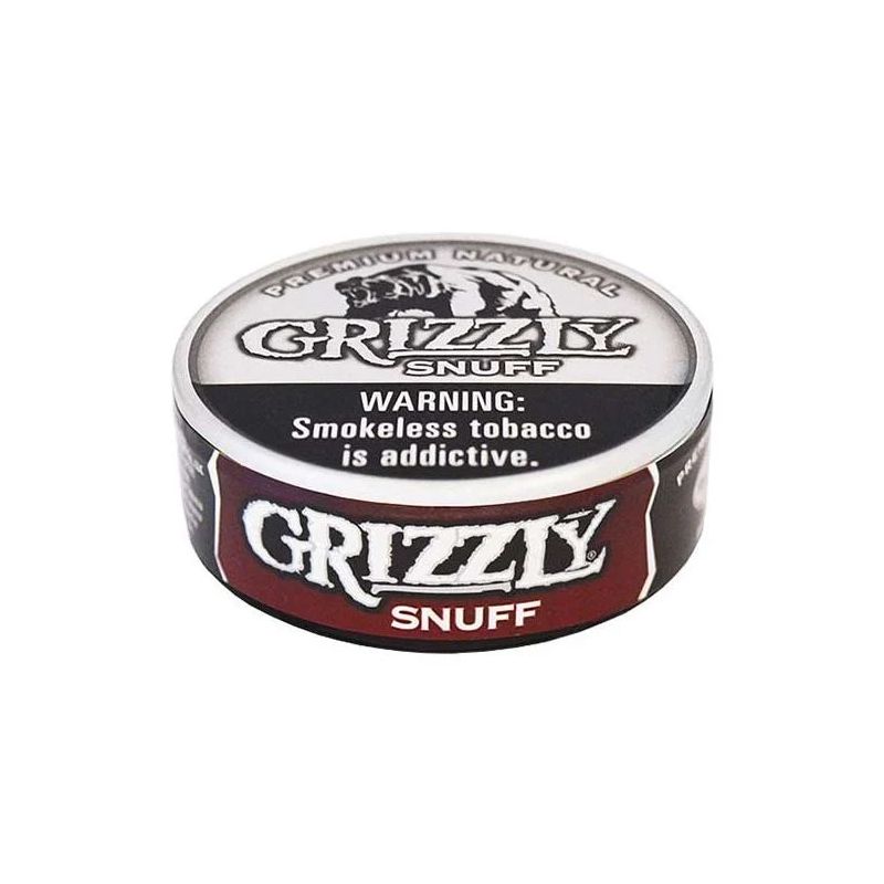 GRIZZLY SNUFF TOBACCO - 5 CANS
