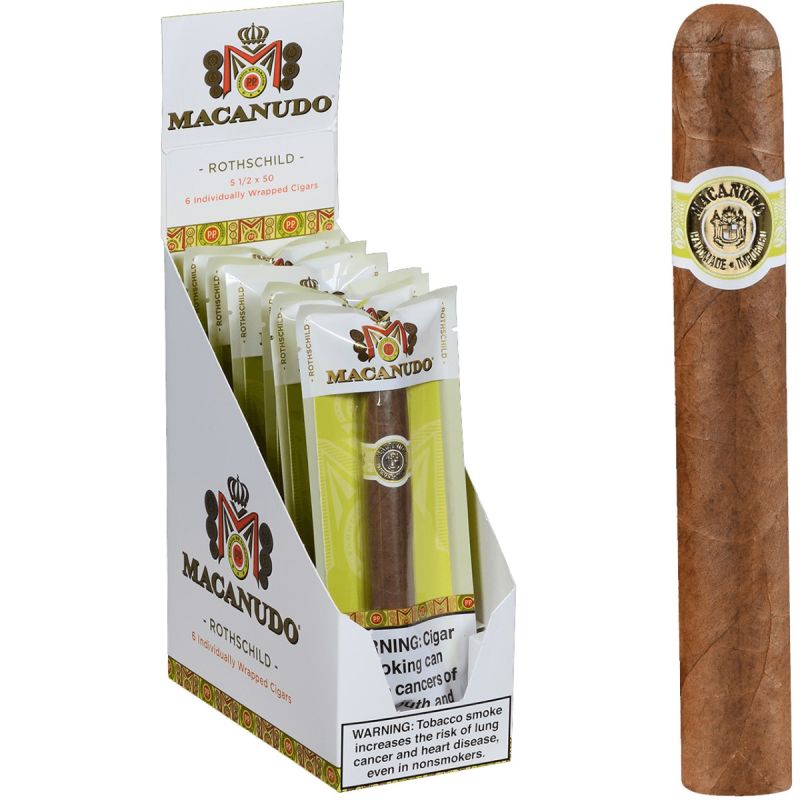 MACANUDO ROTHSCHILD CIGAR PCH 6 CT