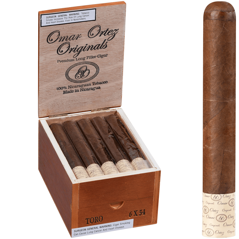 OMAR ORTEZ ORIGINAL TORO CIGAR  20 CT BOX