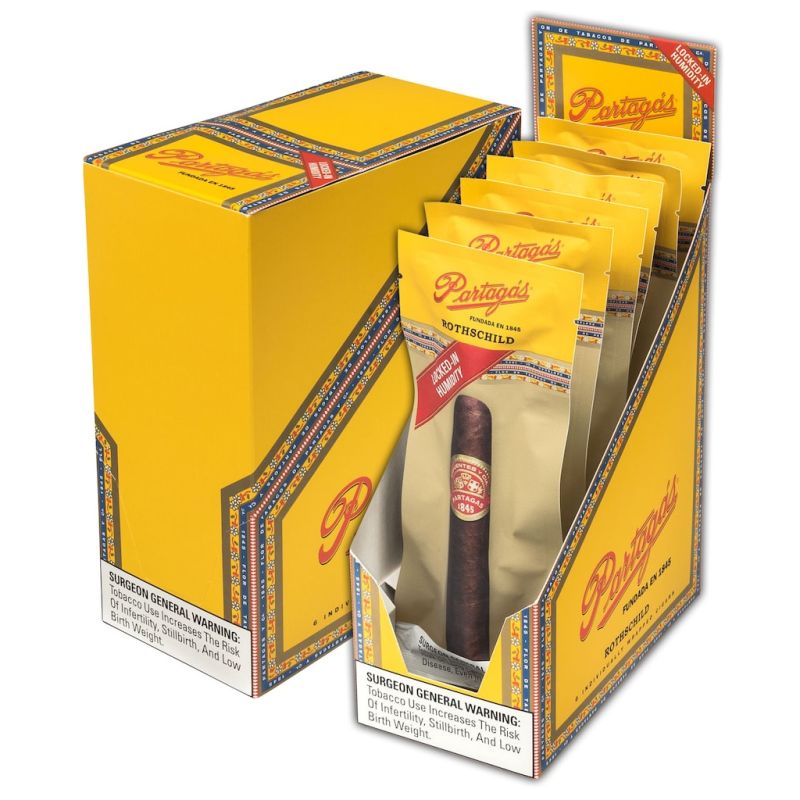 PARTAGAS ROTHSCHILD CIGAR PCH 6 CT