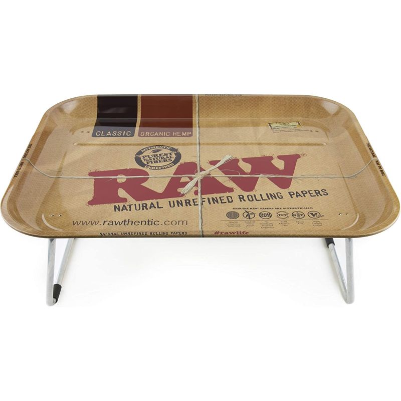 RAW DINNER LAP ROLLING TRAY W/ STAND