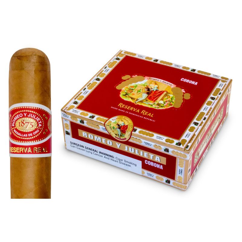 ROMEO Y JULIETA RESERVA REAL CORONA 44X5 1/2 25 CT