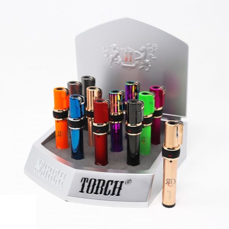 SCORCH TORCH SET 61649-1 2TORCH FLINT IGNITE 12 CT