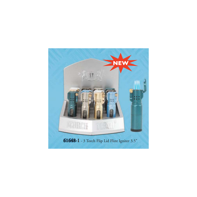SCORCH TORCH SET 61648-1 TURBO FLIP 12 CT