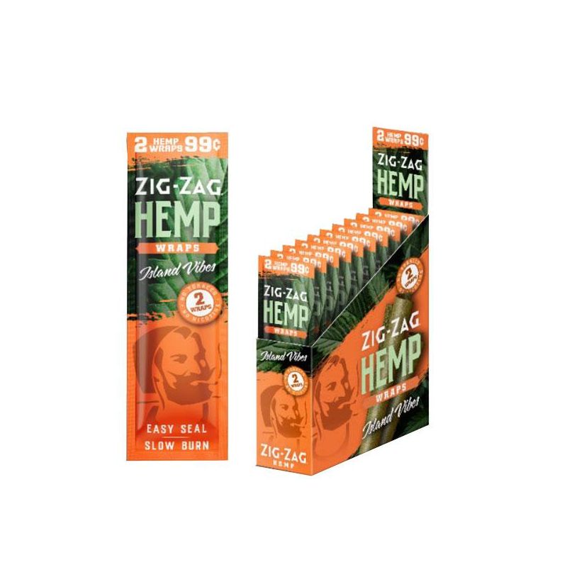 ZIG ZAG HEMP WRAP 2/.99 ISLAND VIBES