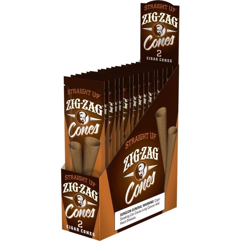 ZIG ZAG STRAIGHT UP CIGAR CONES