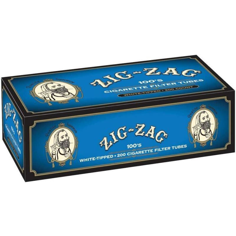 ZIG ZAG BLUE 100'S TUBE 5PK
