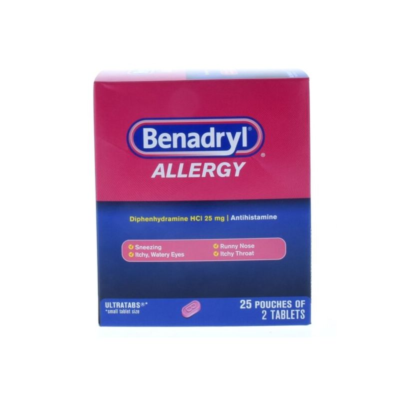 BENADRYL ALLERGY 25/2 CT