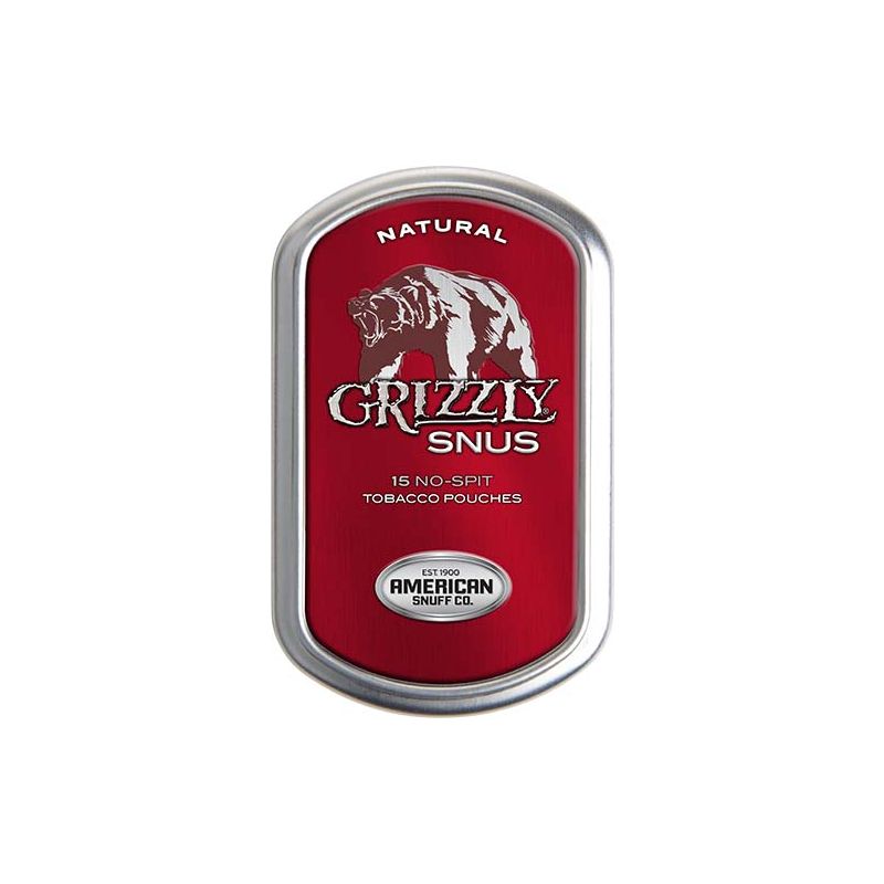 GRIZZLY SNUS NATURAL 5 CT