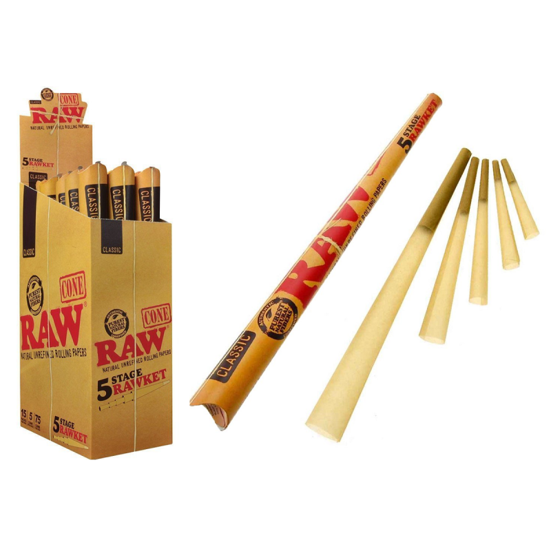 RAW CONE 5 STAGE RAWKET 15 CT