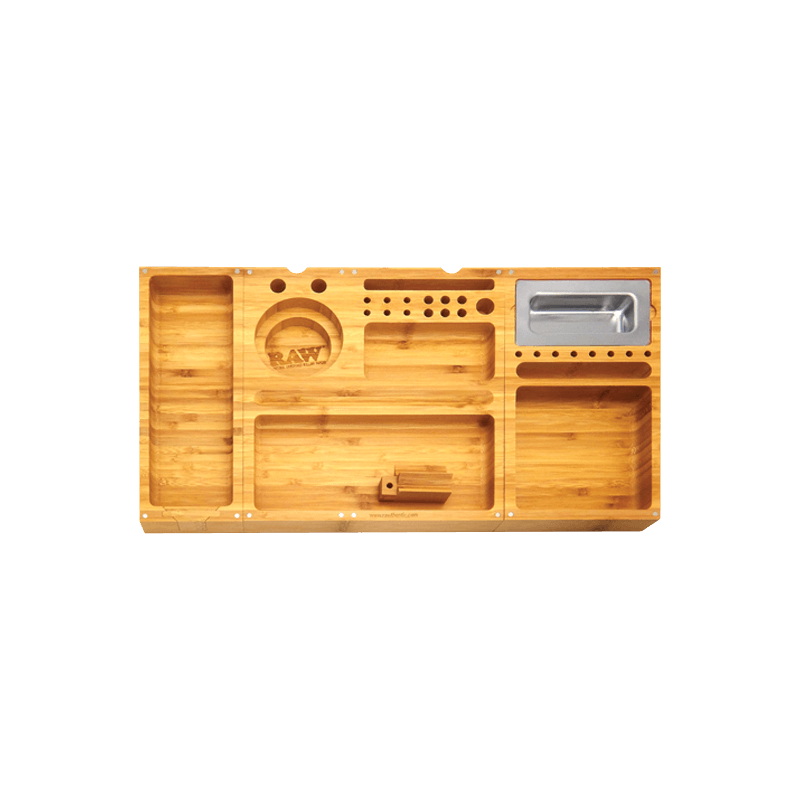 RAW TRAY TRIPLE FLIP BAMBOO W/ MAGNET