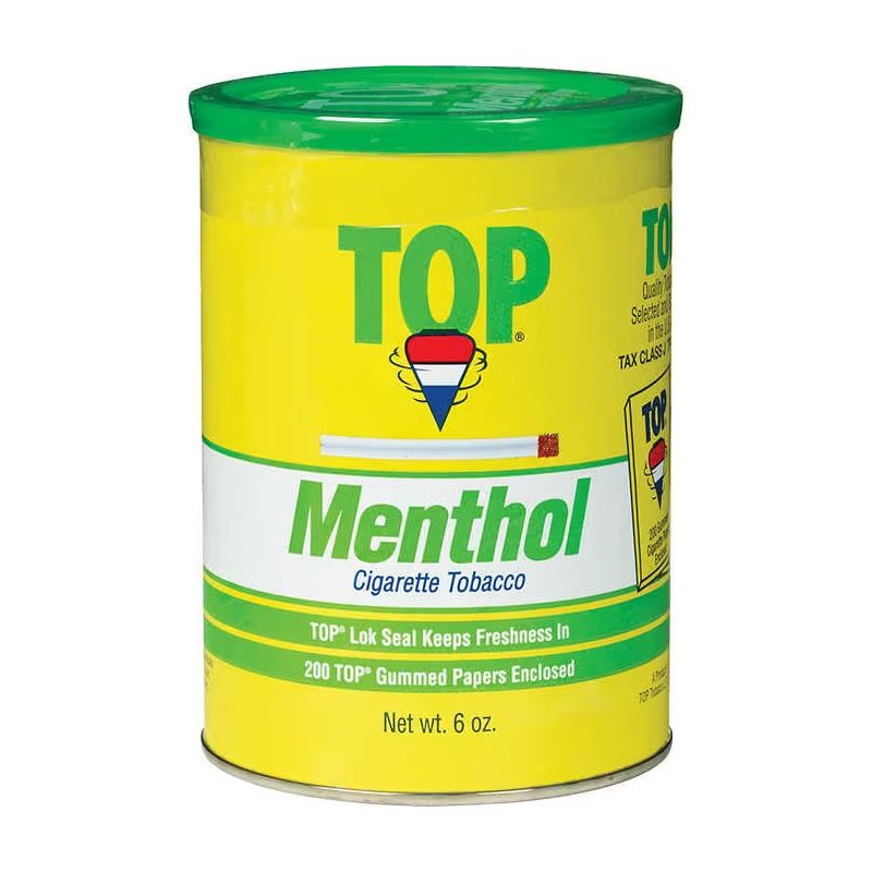 TOP MENTHOL CAN CIGARETTE TOBACCO