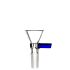 14 MM MALE CLEAR FUNNEL W/ BLUE HANDLE