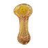 3 INCH PYREX SILVER FUME GLASS PIPE WITH SNAKE STRUCTURE