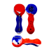 4.13 INCH BEE SILICONE HAND PIPE+DABBER, 75G