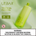 UTBAR DISPOSABLE VAPE 6000 PUFFS 5% 10 CT