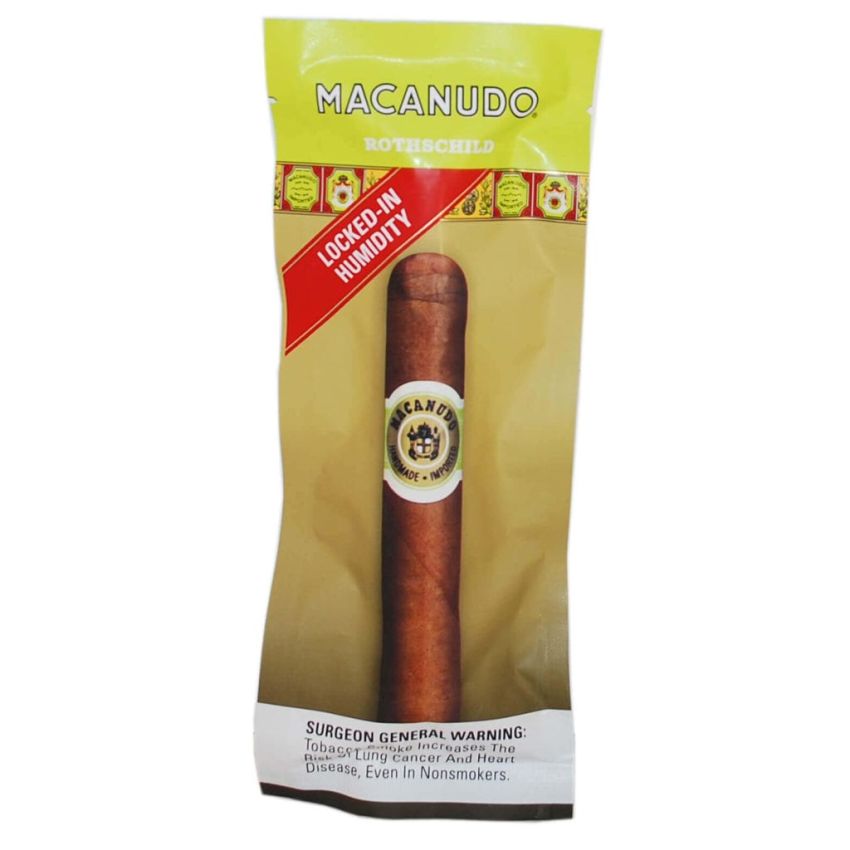 MACANUDO ROTHSCHILD CIGAR PCH 6 CT