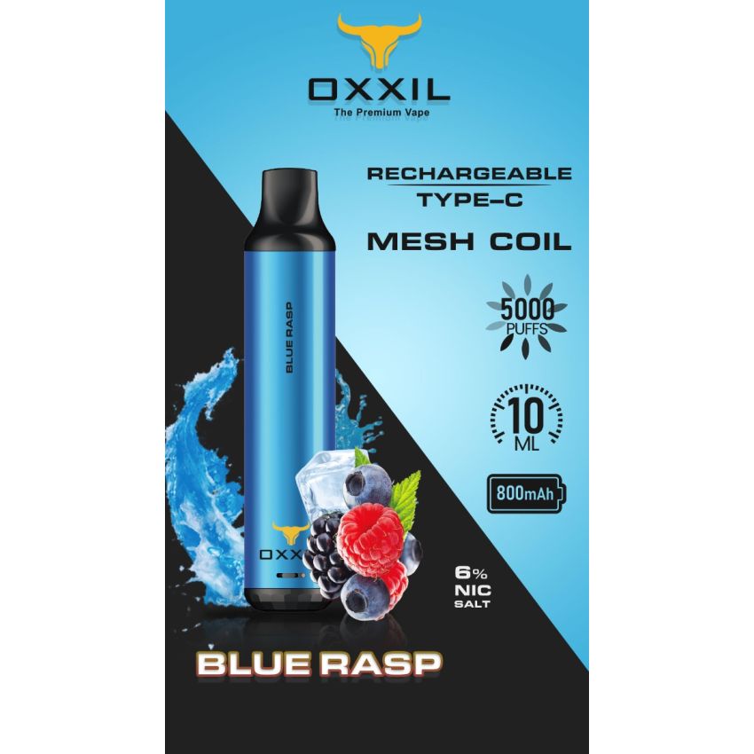 OXXIL DISPOSABLE DEVICE 5000 PUFFS - 10 PK