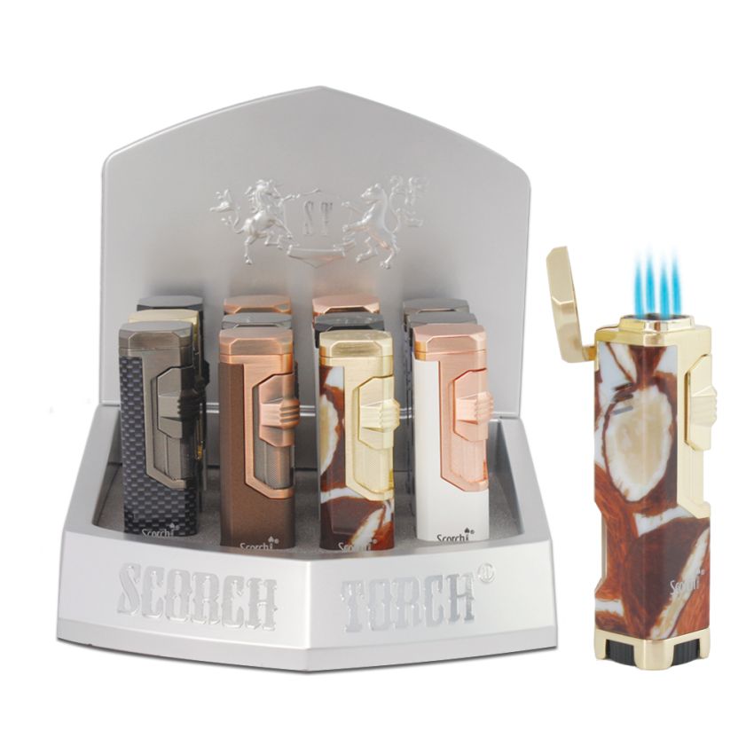 SCORCH TORCH SET 61660-1 4 TORCH HEXAGON 12 CT