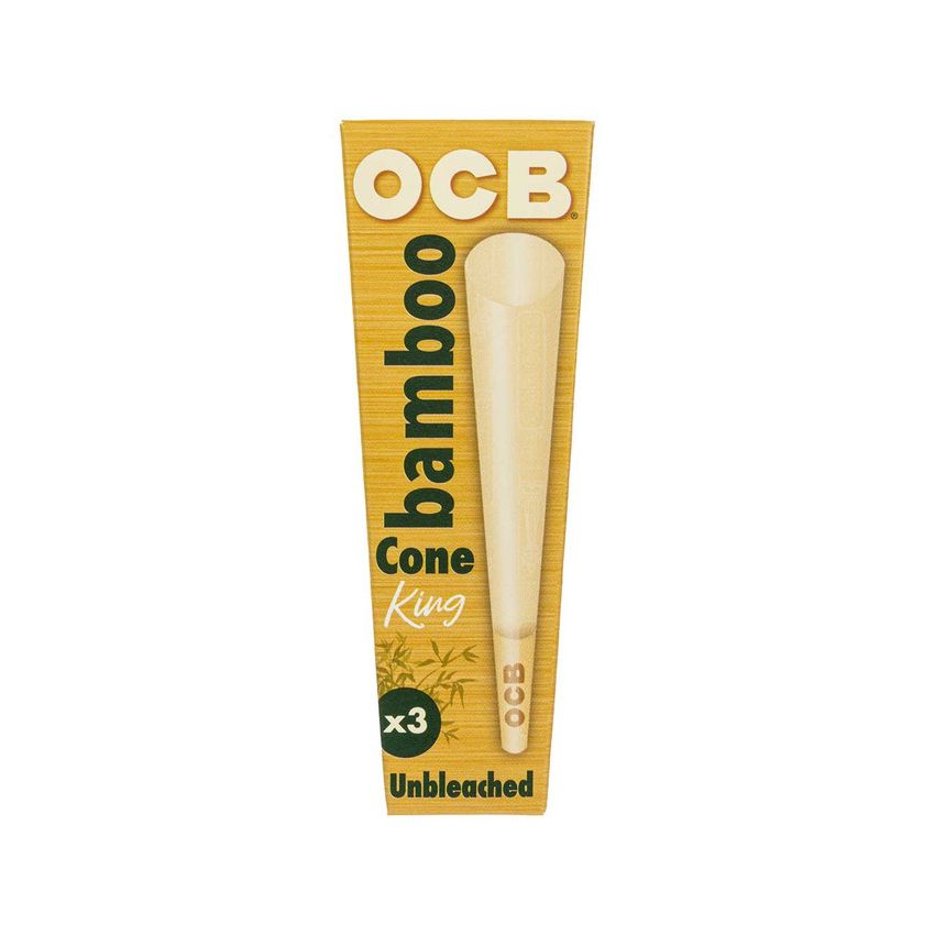 OCB BAMBOO CONE KING SIZE 3 PACK