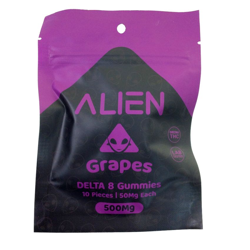 ALIEN DELTA 8 GUMMIES 500 MG 10 CT