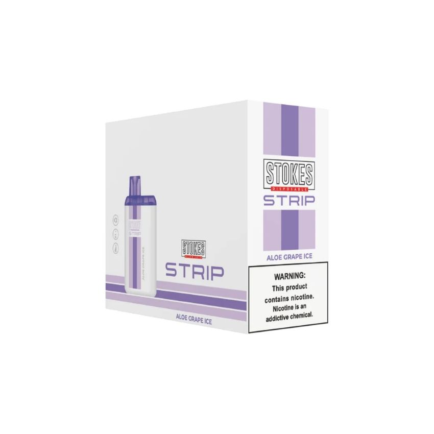 STOKES STRIP 5% DISPOSABLE DEVICE 4000 PUFFS 5PK