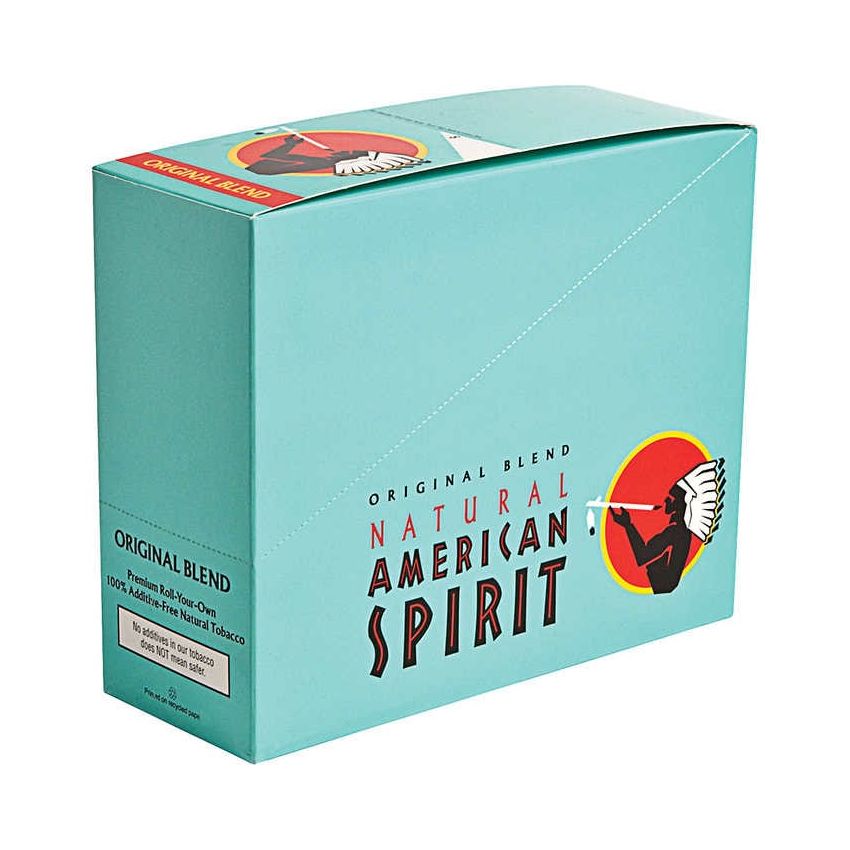AMERICAN SPIRIT LT BLUE POUCH 6 CT