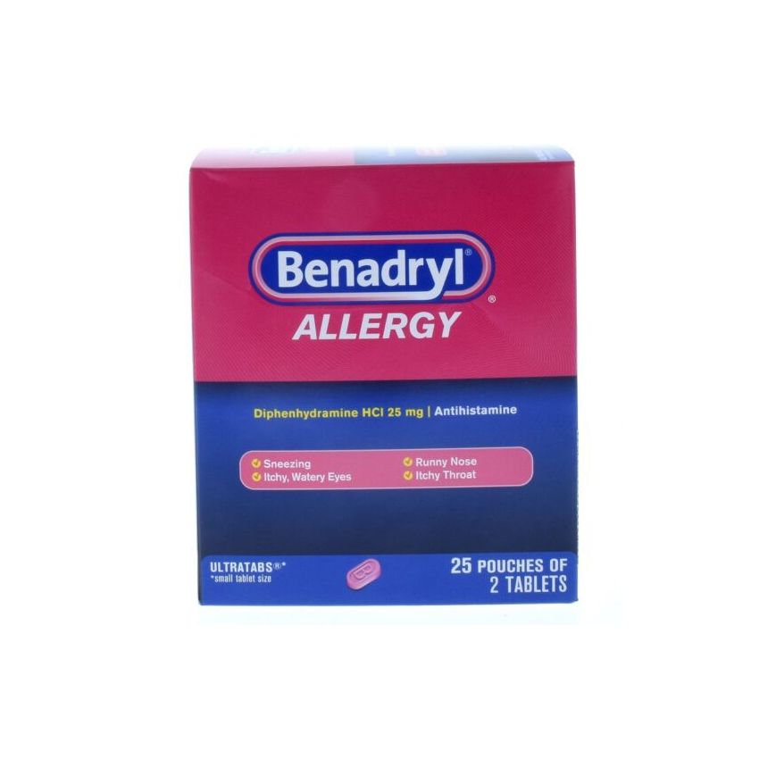 BENADRYL ALLERGY 25/2 CT