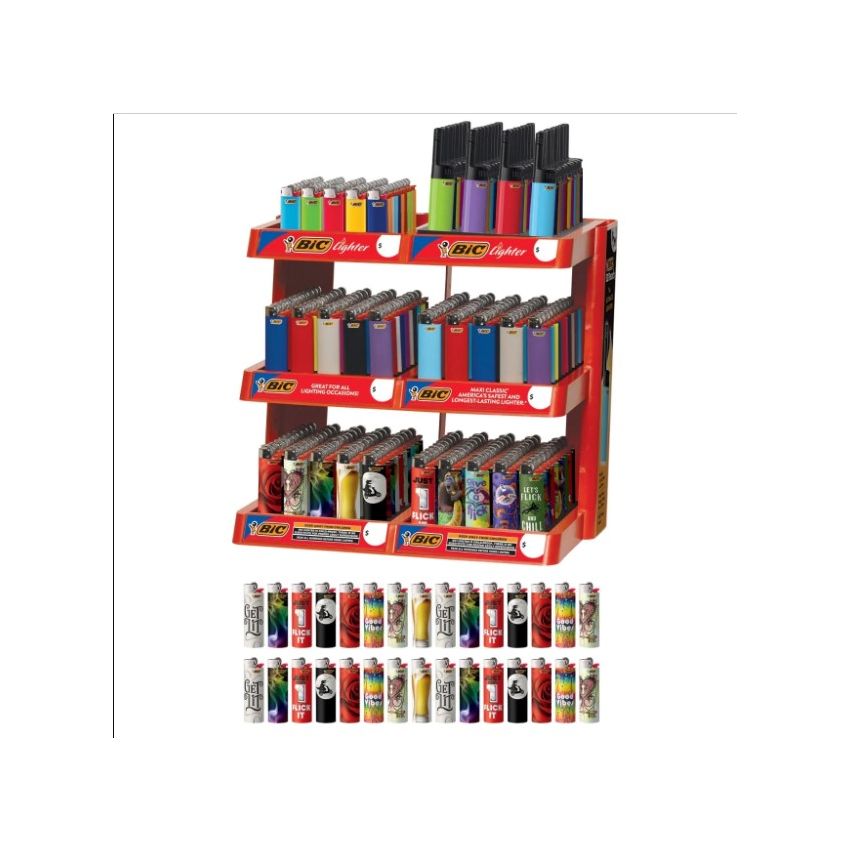 BIC 6 TIER DSP W/30FREE LIGHTERS