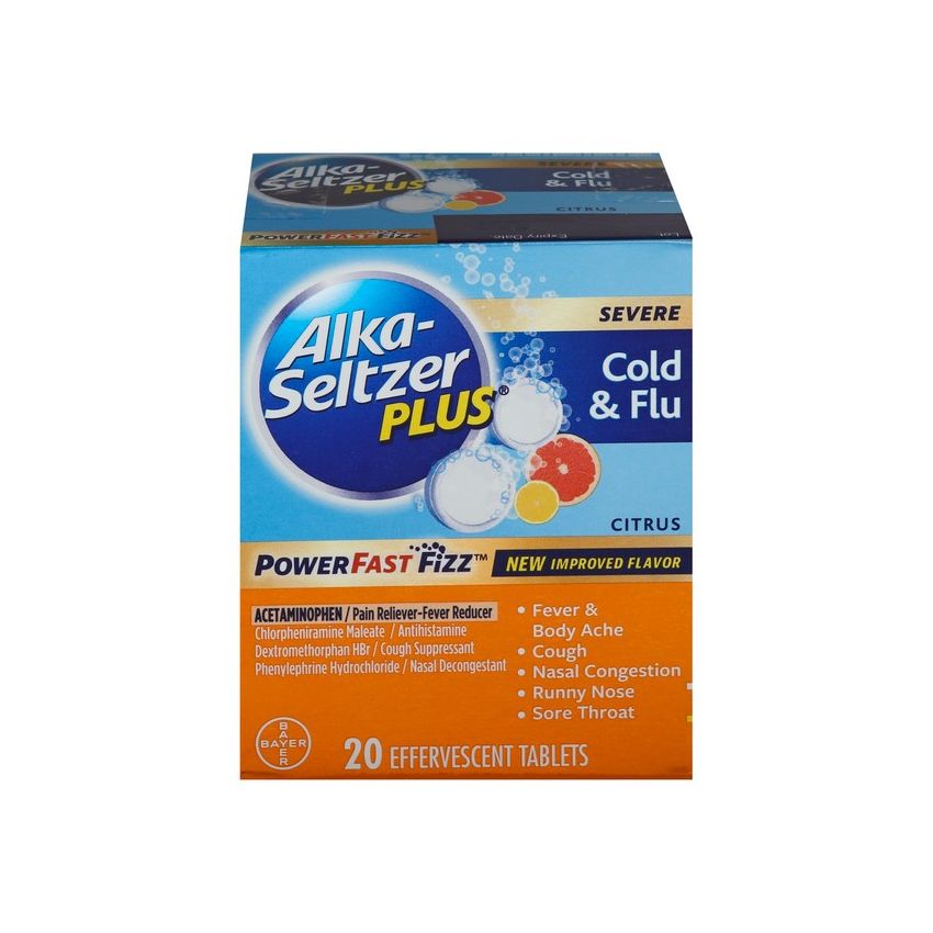 ALKA-SELTZER COLD PLUS 20CT