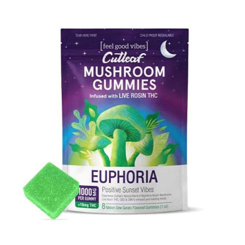 CUTLEAF EUPHORIA MUSHROOM GUMMIES 10/8 