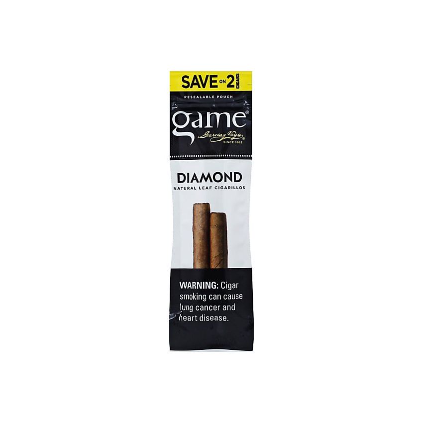GAME SAVE ON 2 CIGARILLOS POUCH