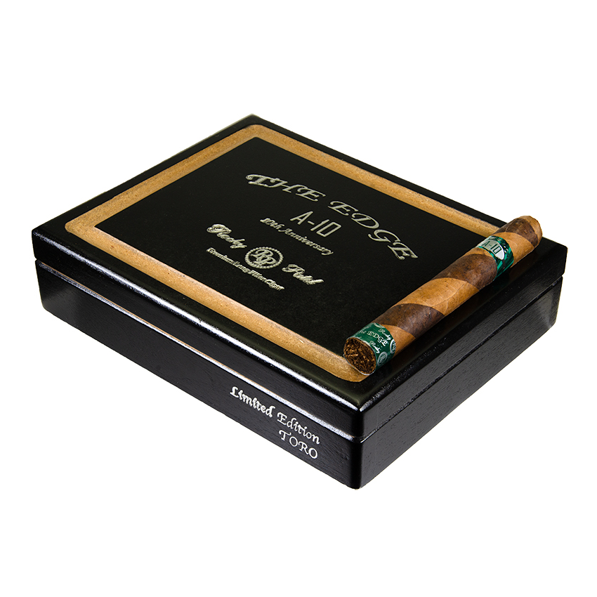 ROCKY PATEL BOX OF 20 EDGE 10TH ANVRS BRBR  A10 TORO 6X52