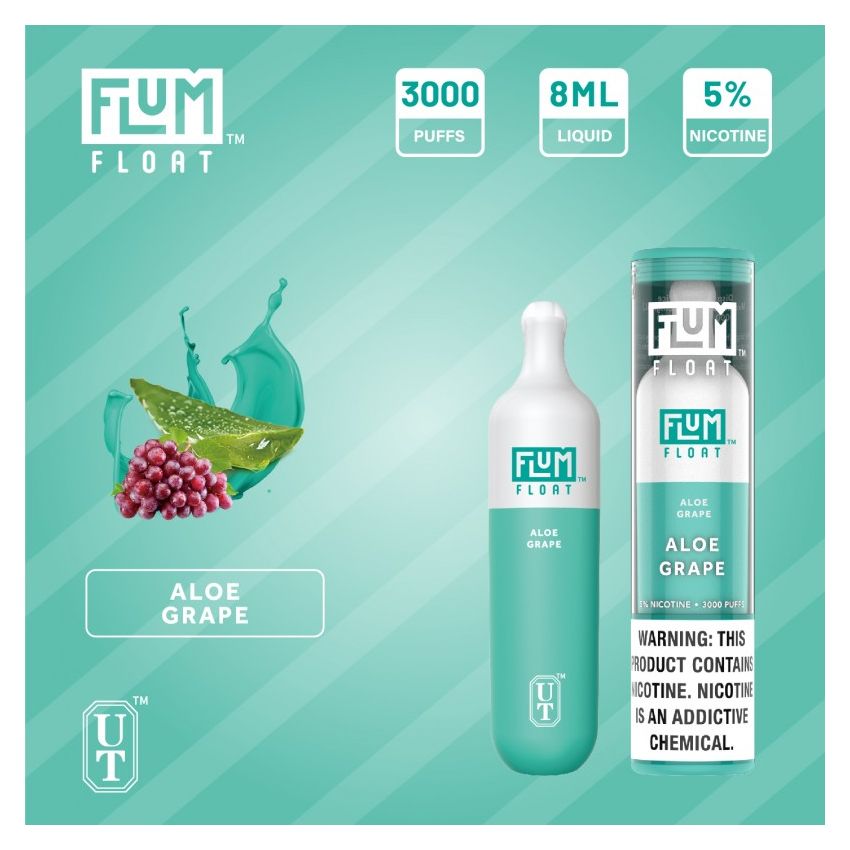 FLUM FLOAT 5% DISPOSABLE DEVICE - 3000 PUFFS - 10 PACK