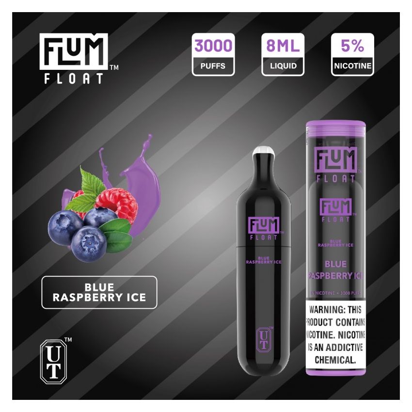 FLUM FLOAT BLACK EDITION 5% DISPOSABLE DEVICE - 3000 PUFFS - 10 PACK