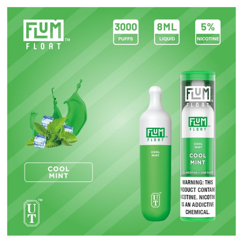 FLUM FLOAT 5% DISPOSABLE DEVICE - 3000 PUFFS - 10 PACK