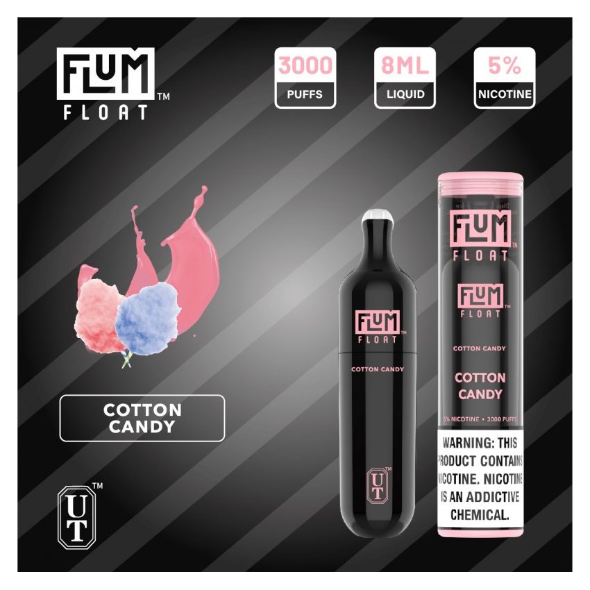 FLUM FLOAT BLACK EDITION 5% DISPOSABLE DEVICE - 3000 PUFFS - 10 PACK