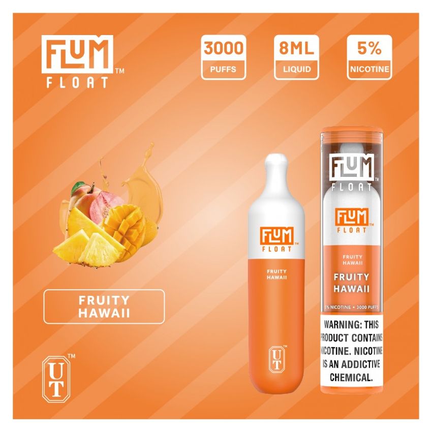 FLUM FLOAT 5% DISPOSABLE DEVICE - 3000 PUFFS - 10 PACK