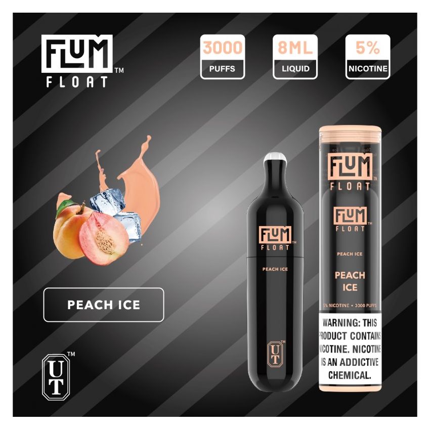 FLUM FLOAT BLACK EDITION 5% DISPOSABLE DEVICE - 3000 PUFFS - 10 PACK