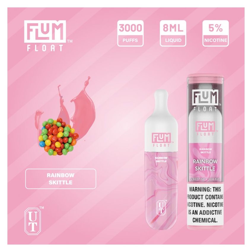 FLUM FLOAT 5% DISPOSABLE DEVICE - 3000 PUFFS - 10 PACK