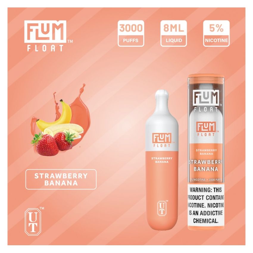 FLUM FLOAT 5% DISPOSABLE DEVICE - 3000 PUFFS - 10 PACK