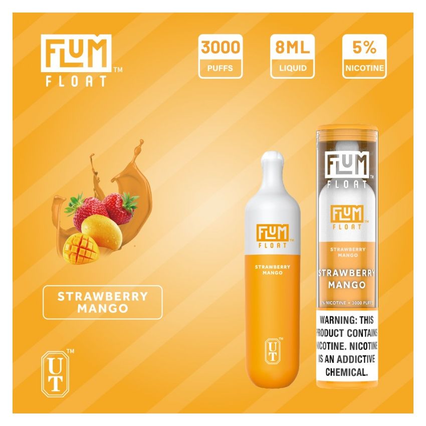 FLUM FLOAT 5% DISPOSABLE DEVICE - 3000 PUFFS - 10 PACK
