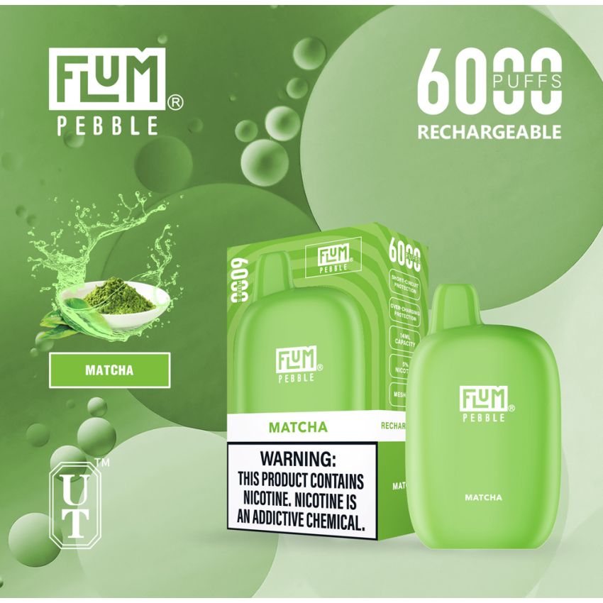 FLUM PEBBLE DISPOSABLE DEVICE 5% 6000 PUFFS 10PK