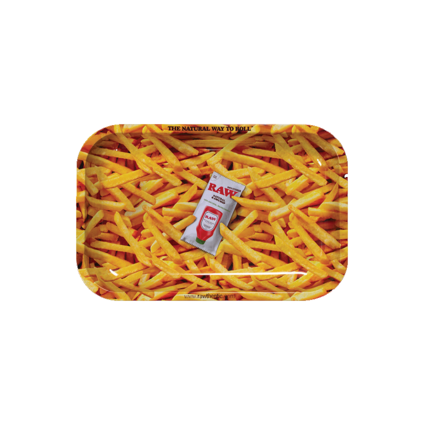 RAW FRENCH FRIES METAL TRAY