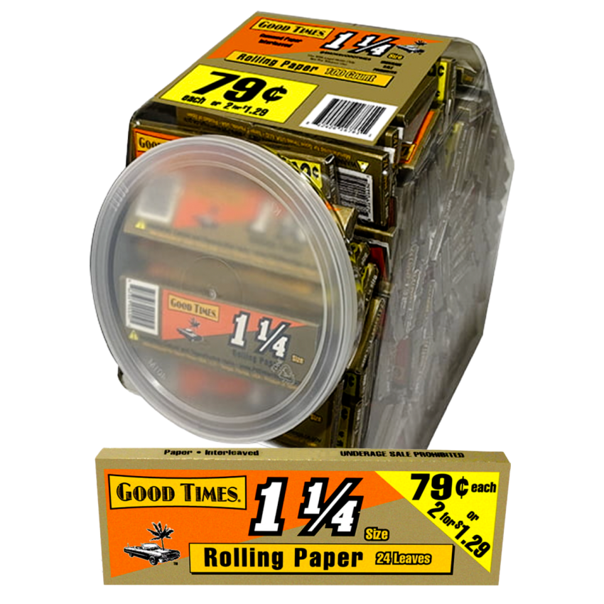 GOOD TIME PAPER 1 1/4 100 CT JAR .79C/2F1.29 (230093)